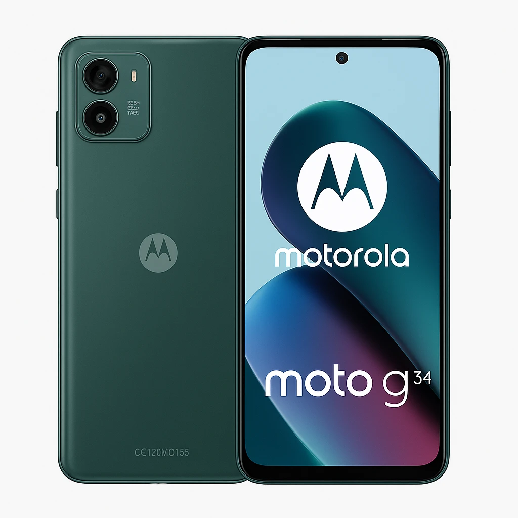 Motorola G34 - Cellular phone - Android - 256 GB - Green - Touch