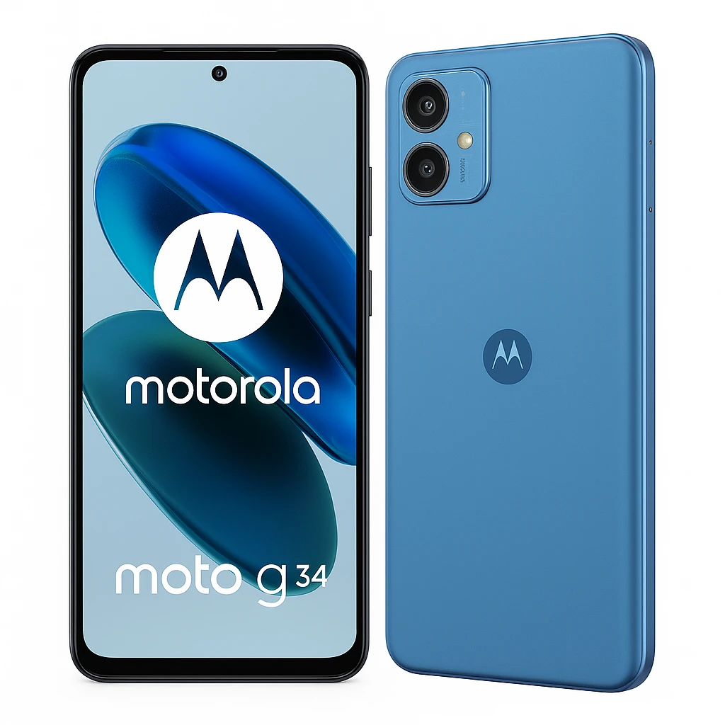 Motorola G34 - Cellular phone - Android - 256 GB - Blue - Touch