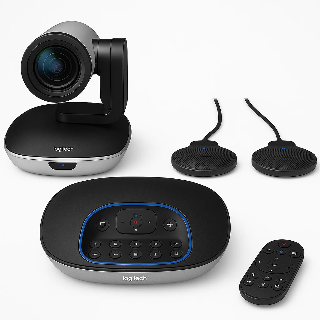 Logitech GROUP - Kit de videoconferencia - con Logitech Expansion Microphones