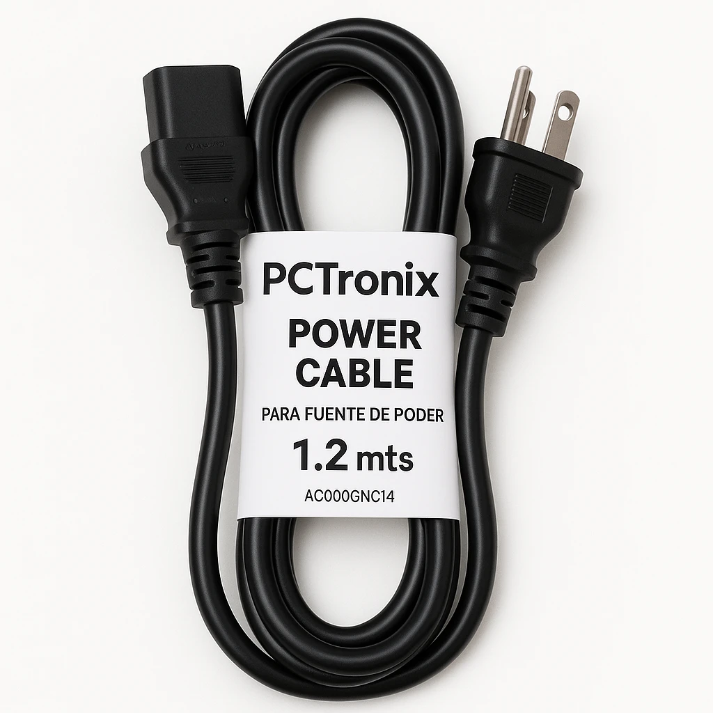 PCTronix - Power cable - para fuente de poder 1.2 mts