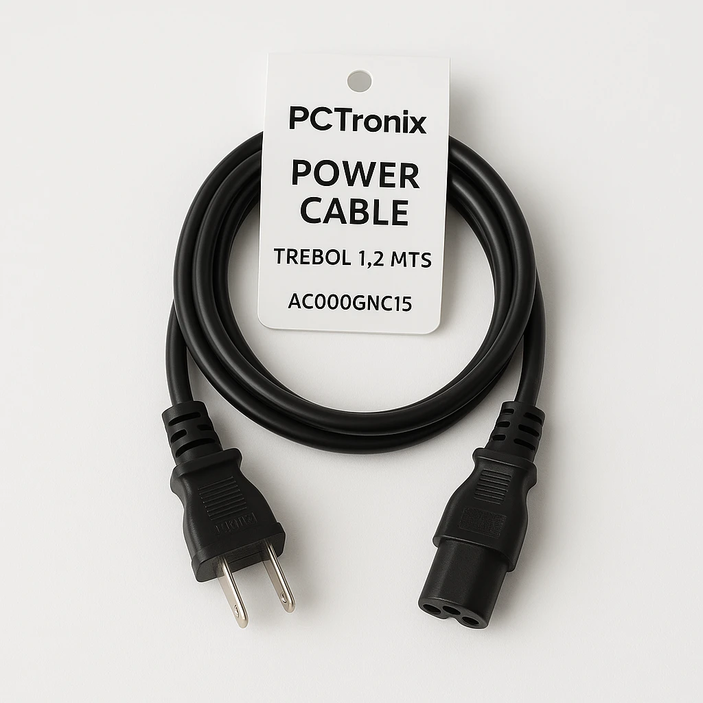PCTronix - Power cable - trebol 1.2 mts
