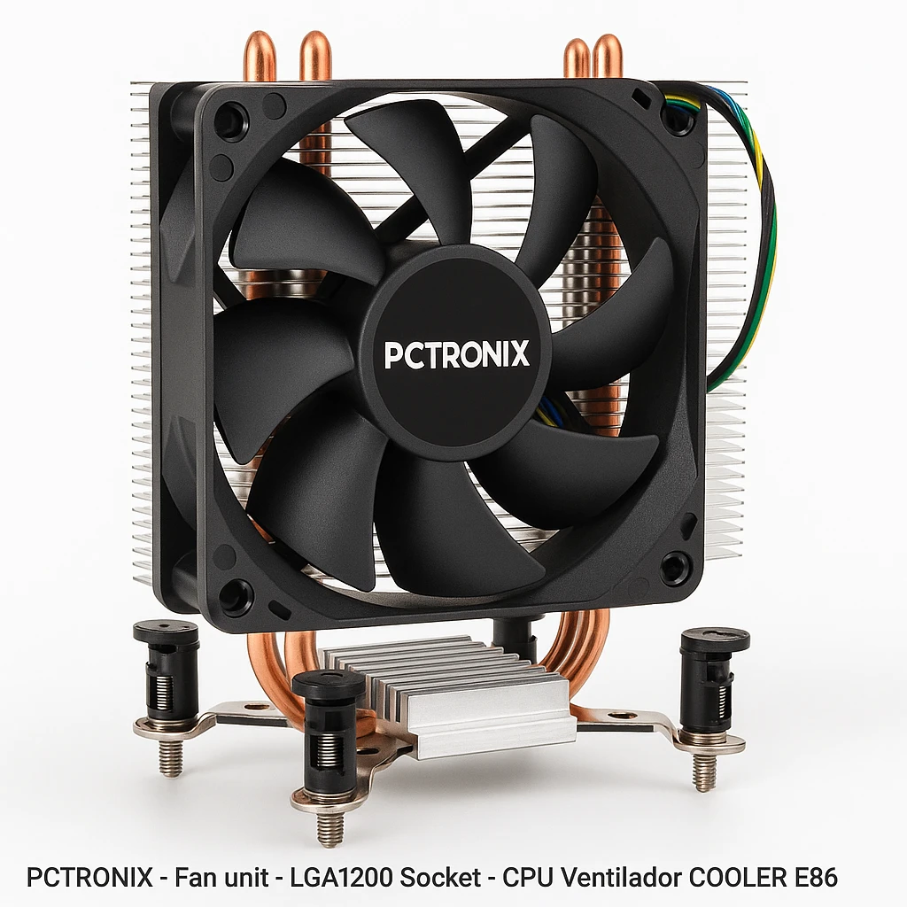PCTronix - Fan unit - LGA1200 Socket - CPU Ventilador COOLER E86 LGA1