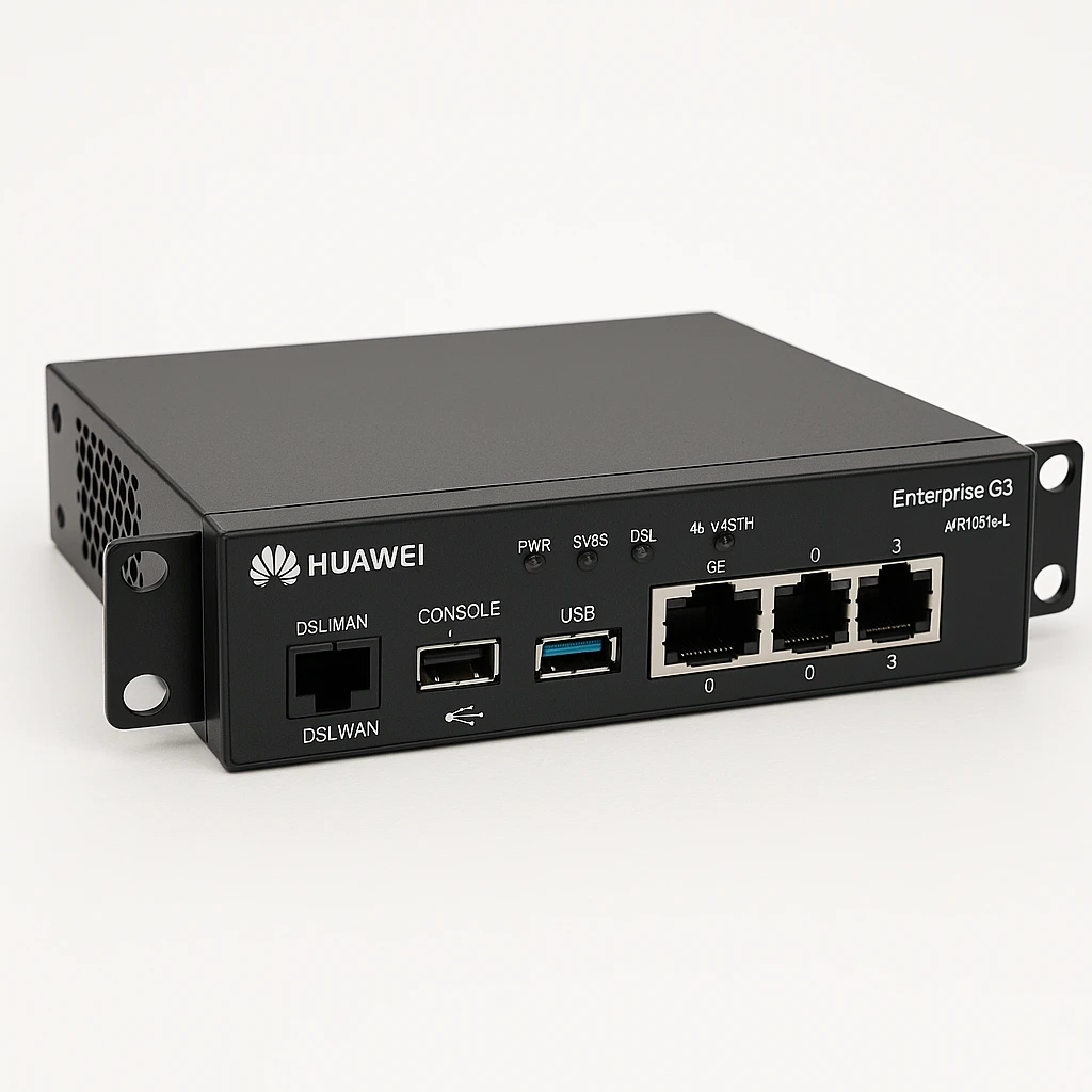 Huawei AR G3 Enterprise AR169G-L - Router - DSL/WWAN - conmutador de 4 puertos - GigE - montaje en rack