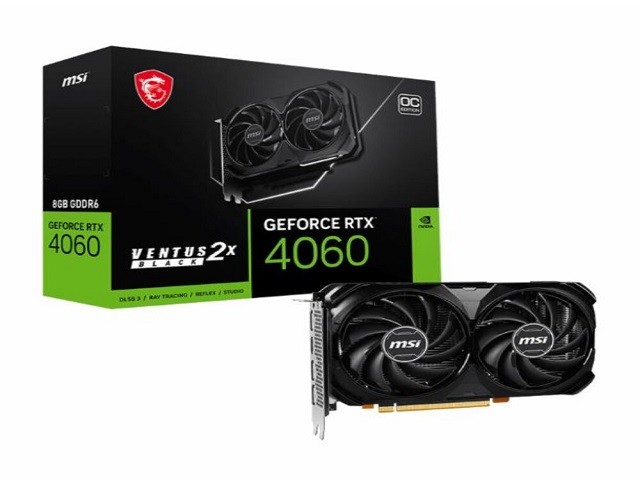 MSI - PCI Express - NVIDIA - RTX 4060 VENTUS - 2X Black 8G OC