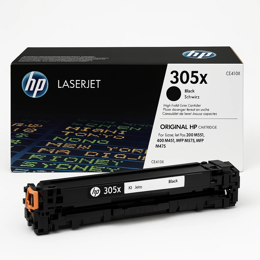 HP 305X - Alto rendimiento - negro - original - LaserJet - cartucho de tóner (CE410X) - para LaserJet Pro 300 M351, 400 M451, MFP M375, MFP M475