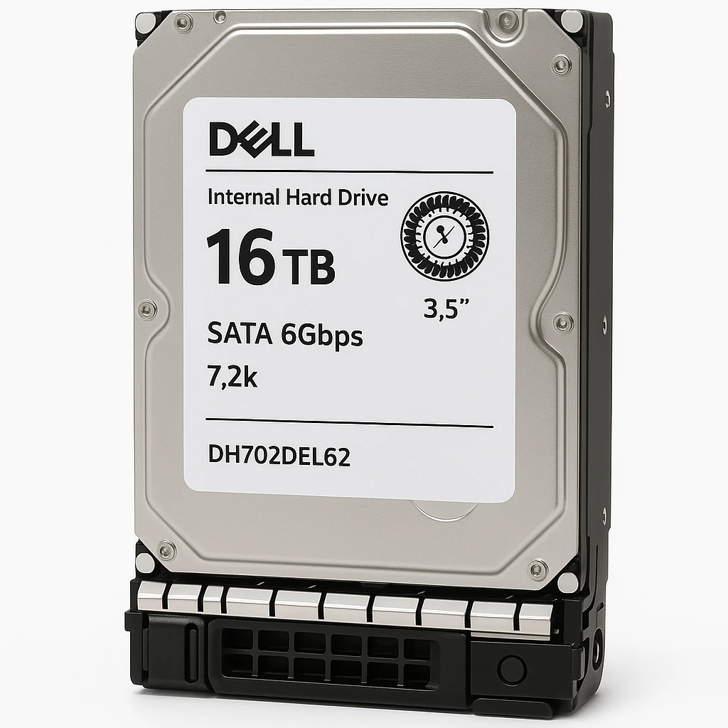 Dell - Internal hard drive - 16 TB - 3.5" - SATA 6Gbps 7.2k Hot-plug