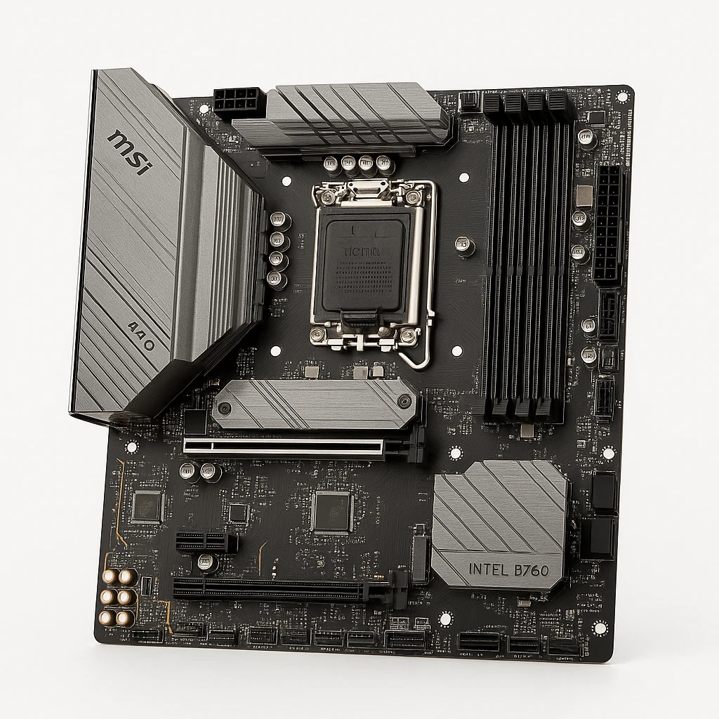 MSI - 824142337820 - Motherboard - Micro ATX - LGA1700 Socket - Intel B760 - para Core i9 / para Core i7 / para Core i5 / para Core i3 / para Celeron / para Pentium - Intel HD Graphics