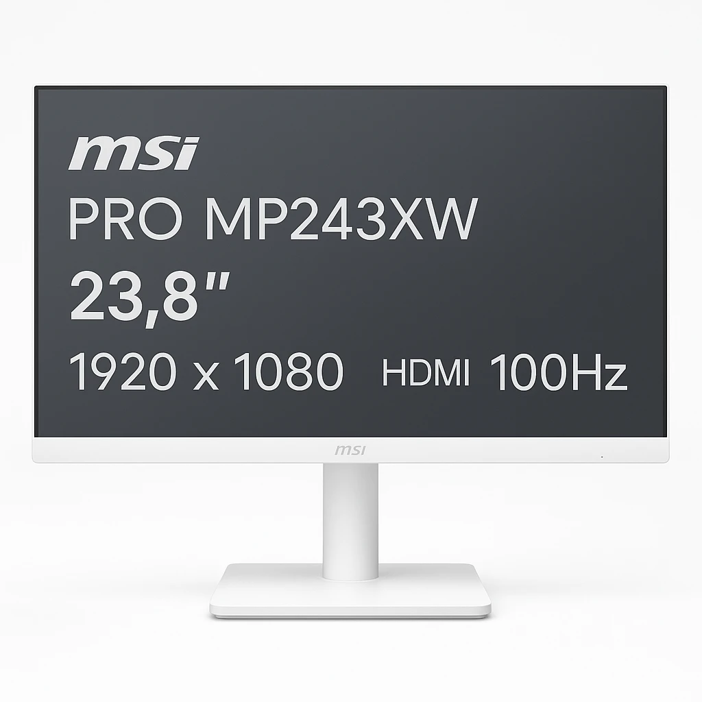 MSI PRO MP243XW - 23.8" - 1920 x 1080 - DisplayPort / HDMI - 100Hz