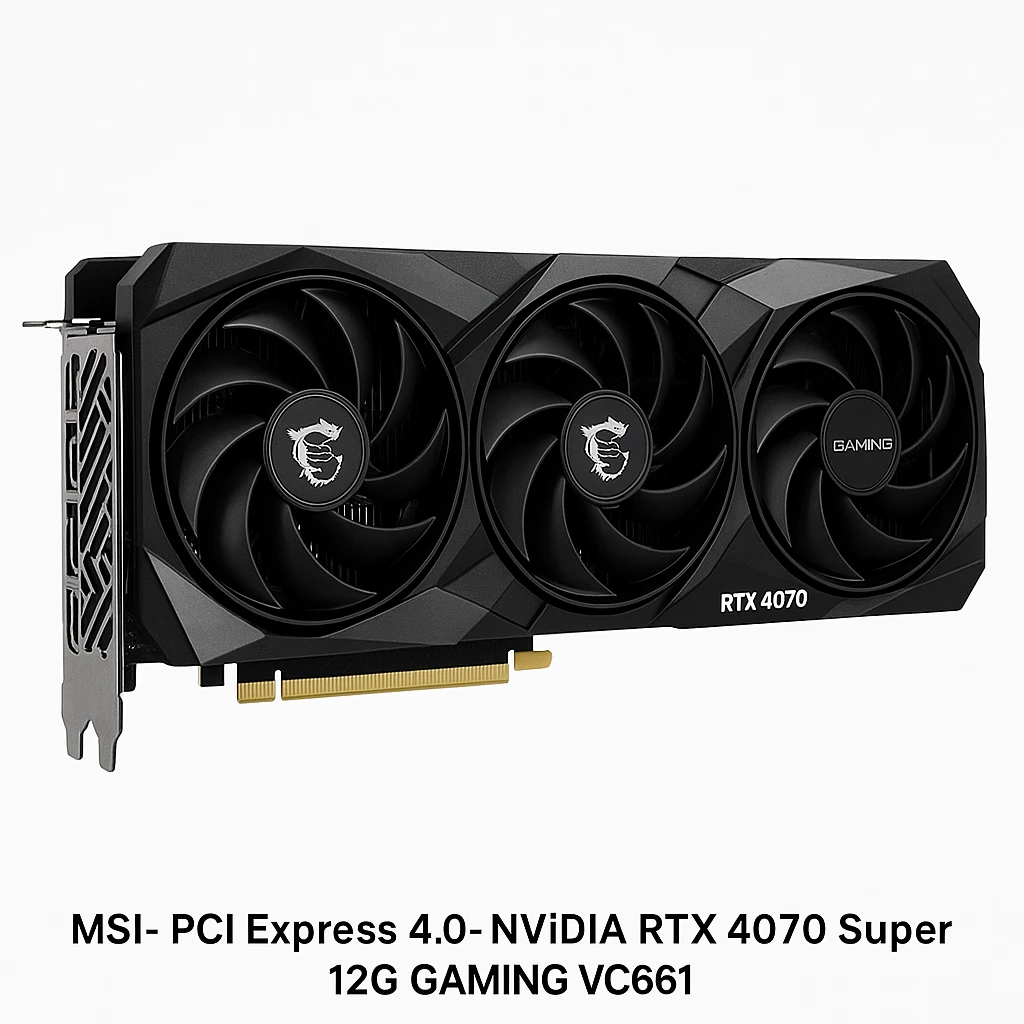 MSI - PCI Express 4.0 - NViDIA RTX 4070 - Super 12G Gaming