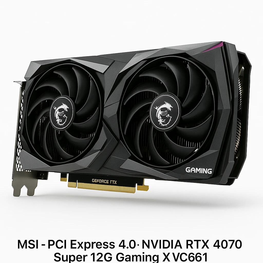 MSI - PCI Express 4.0 - NViDIA RTX 4070 - Super 12G Gaming X