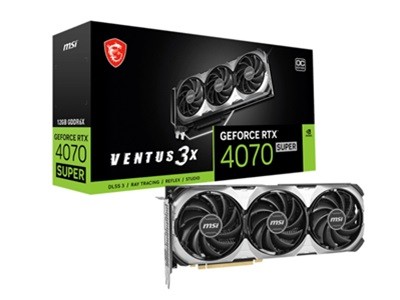 MSI - PCI Express 4.0 - NViDIA RTX 4070 - Super 12G Ventus