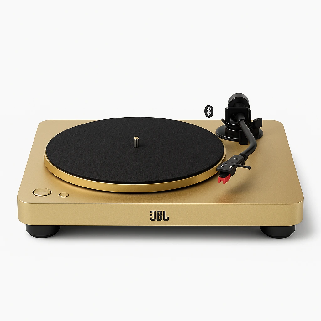 JBL - Tocadiscos - Bluetooth - Dorado