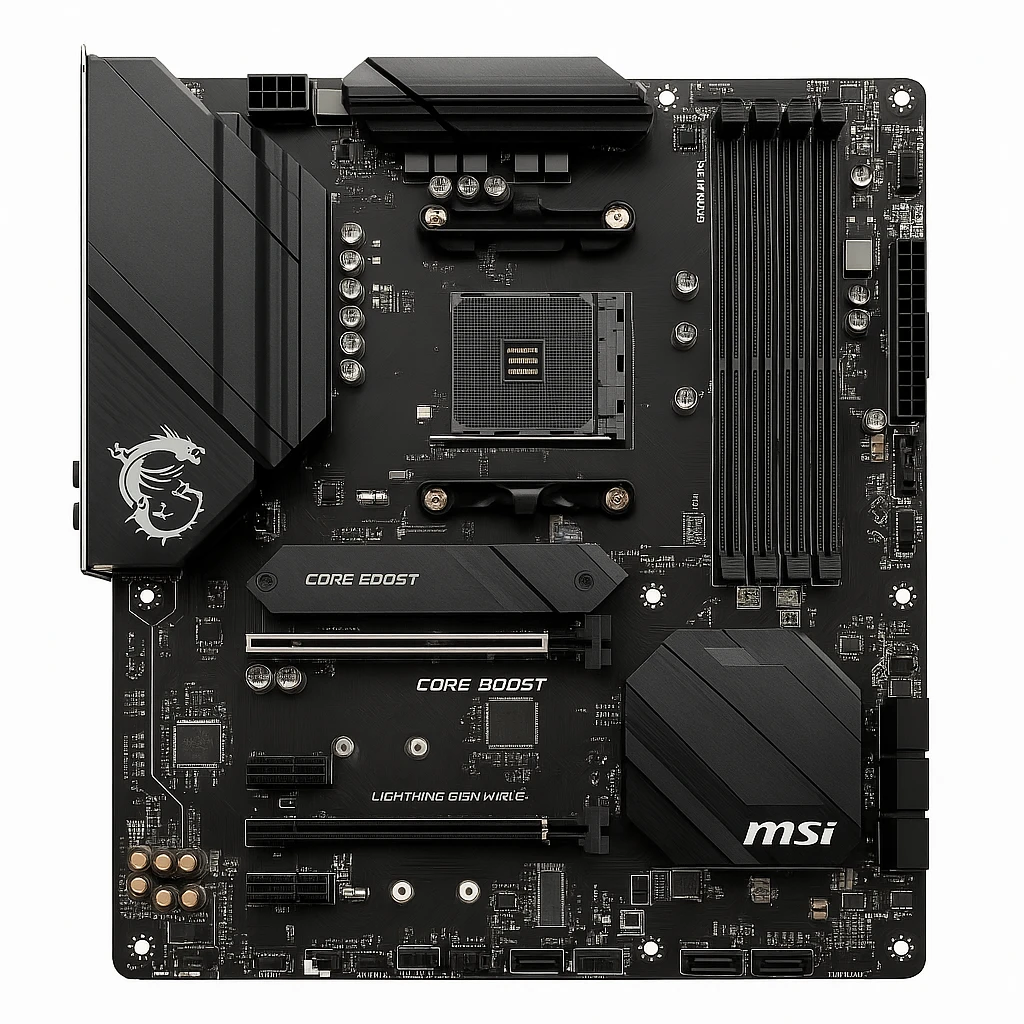 MSI - 824142218600 - Motherboard - Socket AM4 - AMD B550