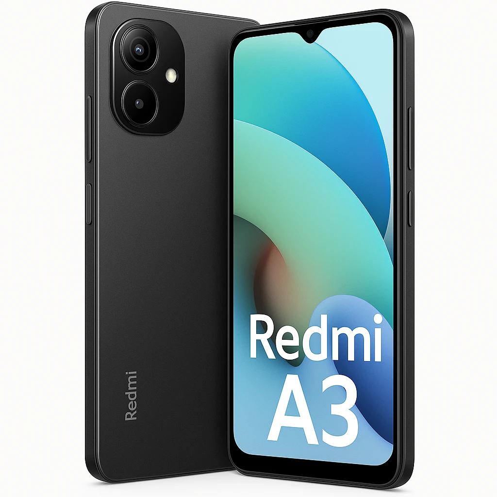 Xiaomi Redmi A3 - Teléfono inteligente - 4 GB - 128 GB - Negro medianoche