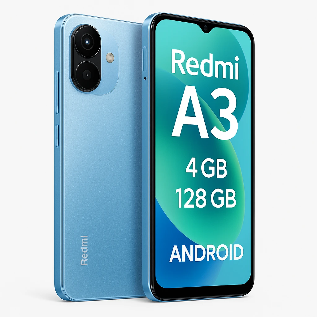 Xiaomi Redmi A3 - Teléfono inteligente - Android - 4 GB - 128 GB - Azul estrella