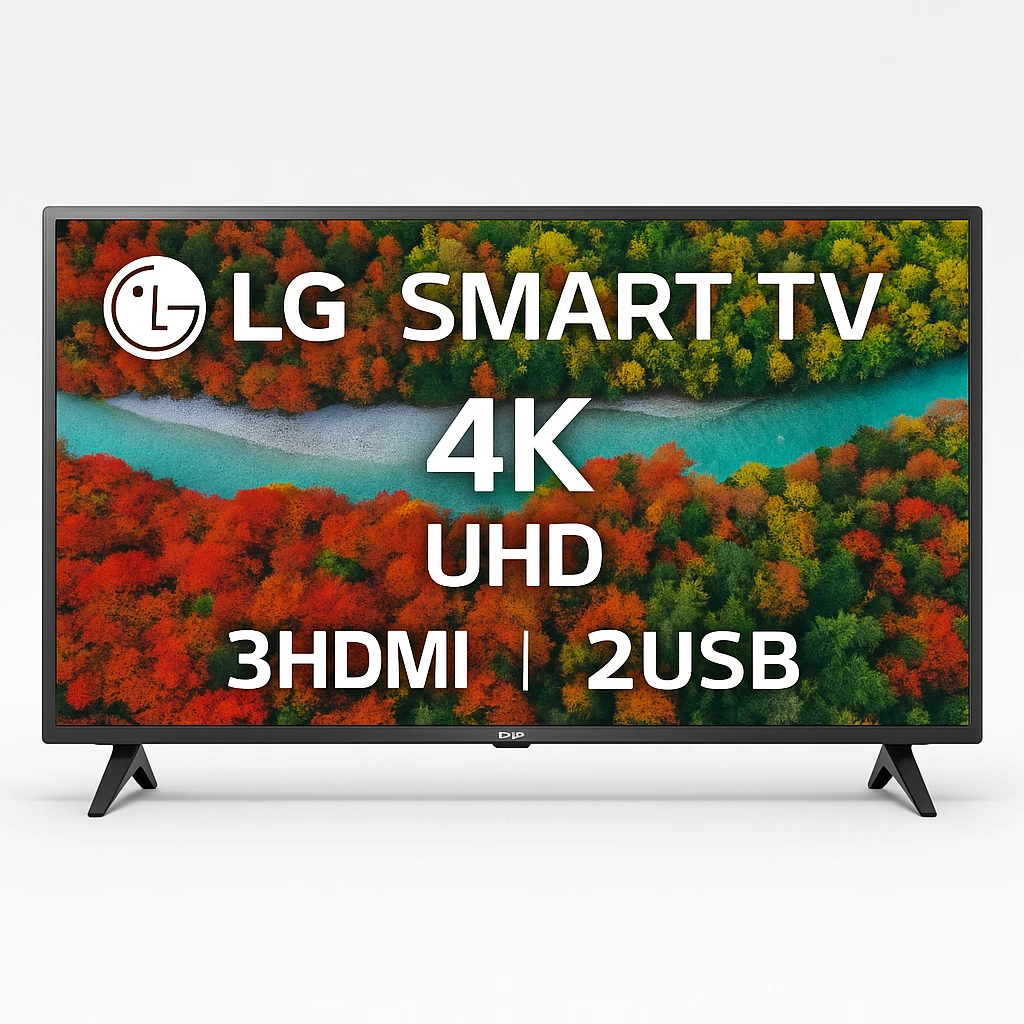 LG - LED-backlit LCD display unit - Smart TV - 43" - 4K - UHD 4K 3HDMI 2USB