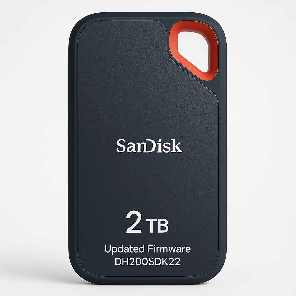 SanDisk SSD - External hard drive - 2 TB - Solid state drive - Updated Firmware