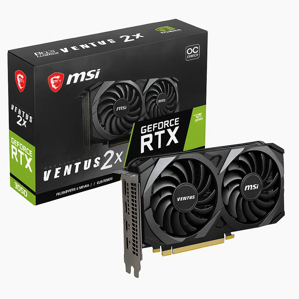 MSI - GeForce RTX 3050 VENTUS 2X 6G OC - PCI Express 4.0 x16 (x8 mode) - NVIDIA - NVIDIA GeForce RTX 3050 - GDDR6 SDRAM - HDMI / DisplayPort