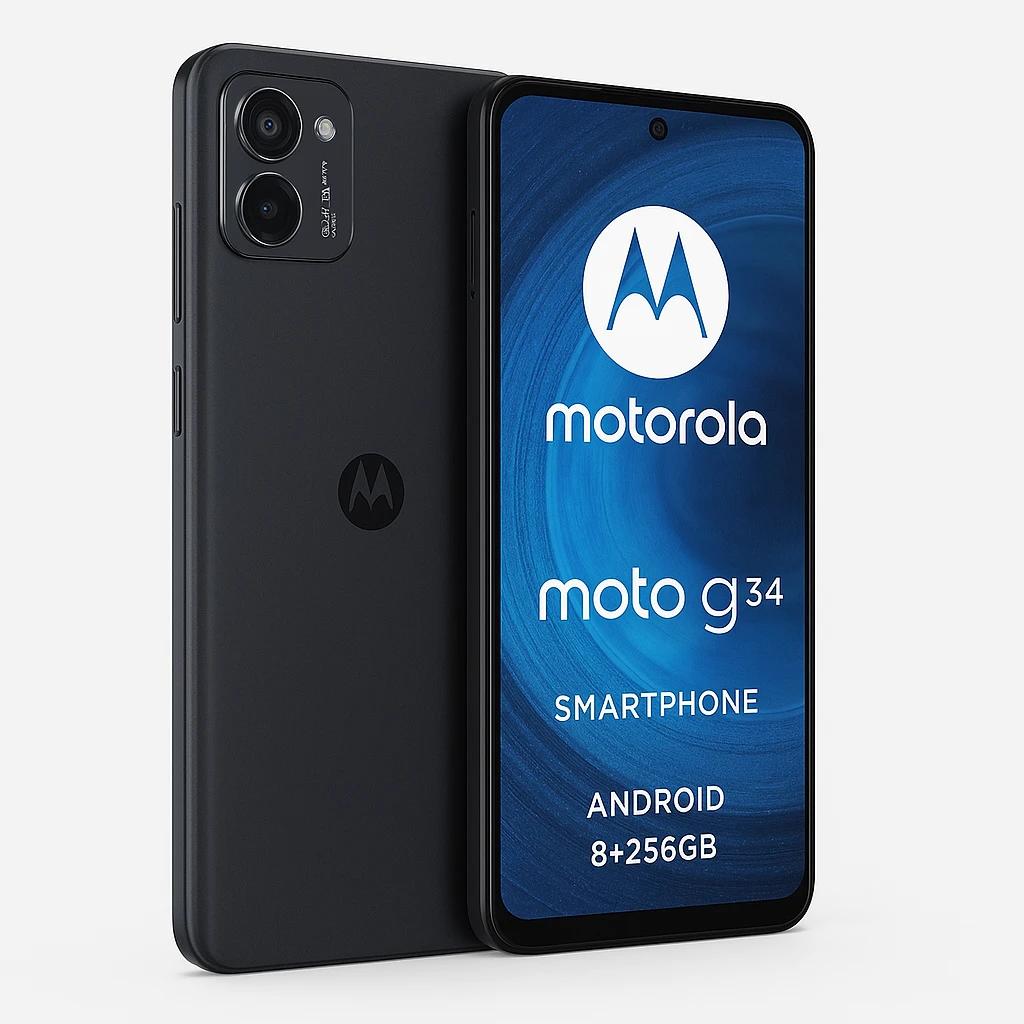 Motorola G34 - Smartphone - Android - Black Meteorite - 8+256GB