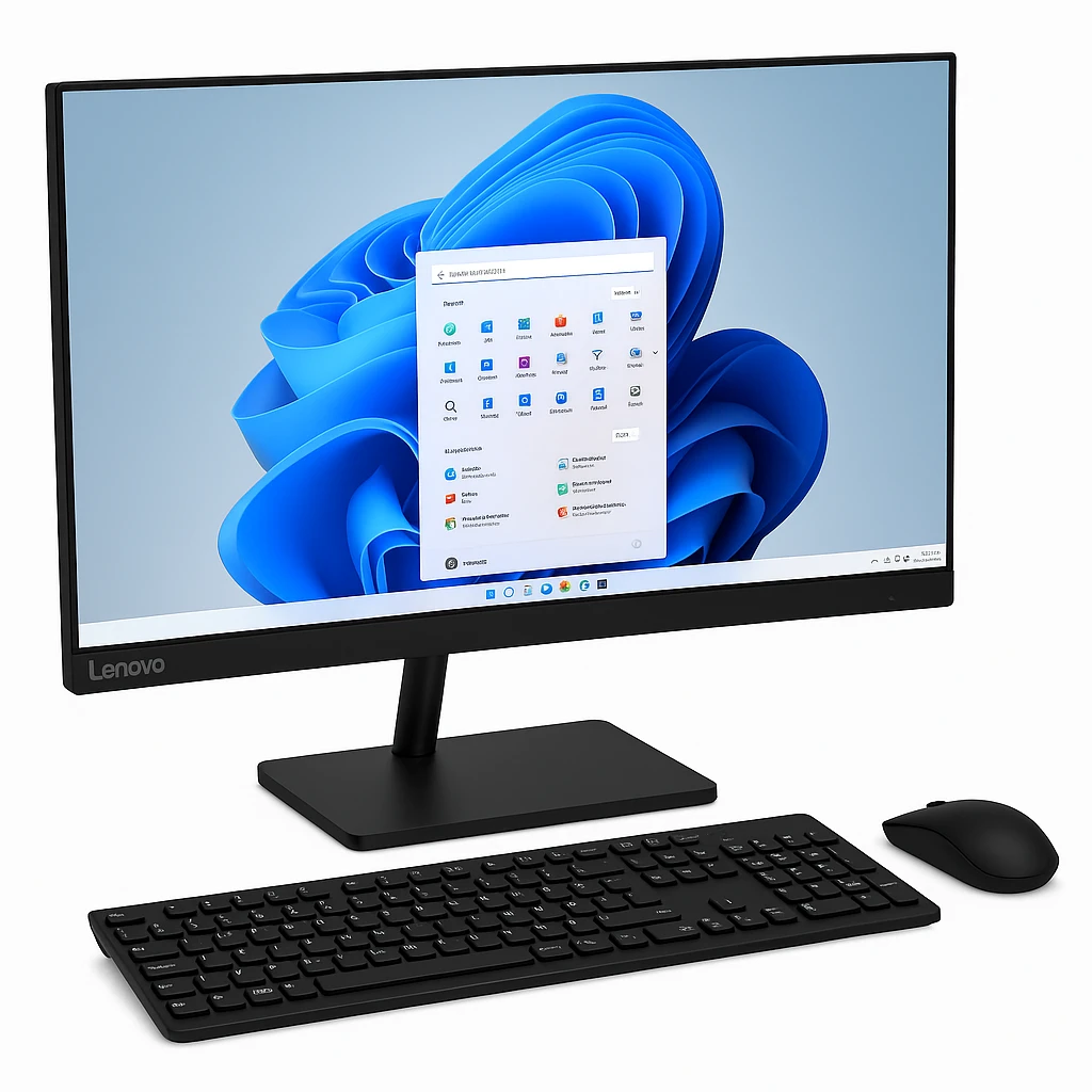 Lenovo IdeaCentre AIO 3 27IAP7 - All-in-one - Intel Core i7 I7-13620H / 3.6 GHz - 16 GB - DDR4 SDRAM - 1 TB HDD - 27" - Intel UHD Graphics - Windows 11 Home - All black - Spanish