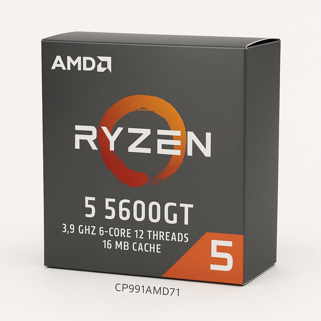 AMD - Ryzen 5 5600GT - 3.9 GHZ - GHz 6-core 12 threads 16 MB ca