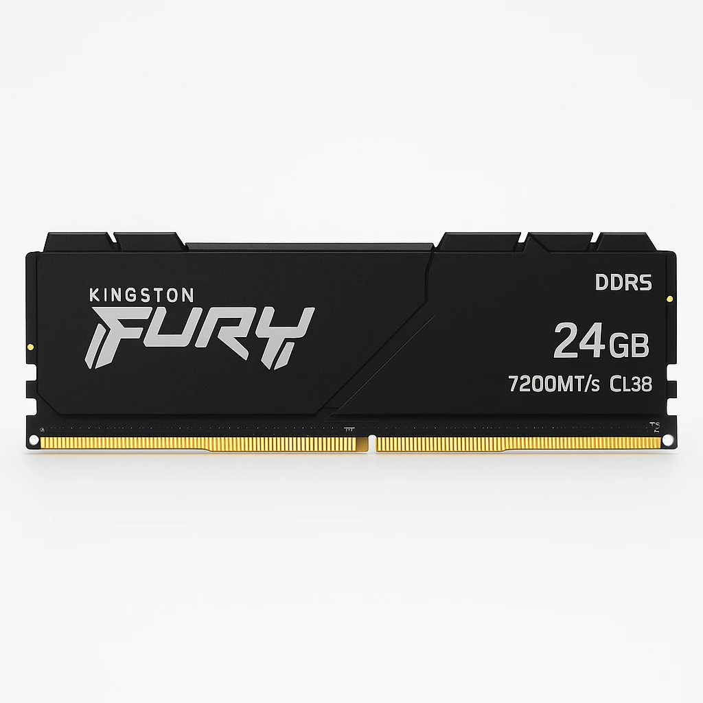 Kingston Fury - DDR5 SDRAM - 24GB 7200MT/s DDR5 CL38 DIMM