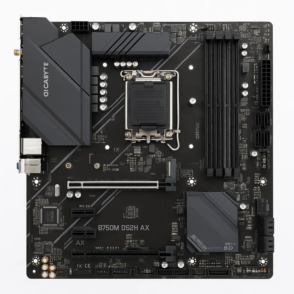 Gigabyte - B760M DS3H AX G12 - Motherboard - DDR5 4 DIMM LGA 1700 mATX PCI