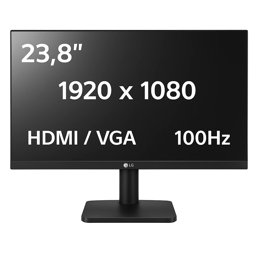 LG 24MR400-B - 23.8" - 1920 x 1080 - HDMI / VGA - 100Hz