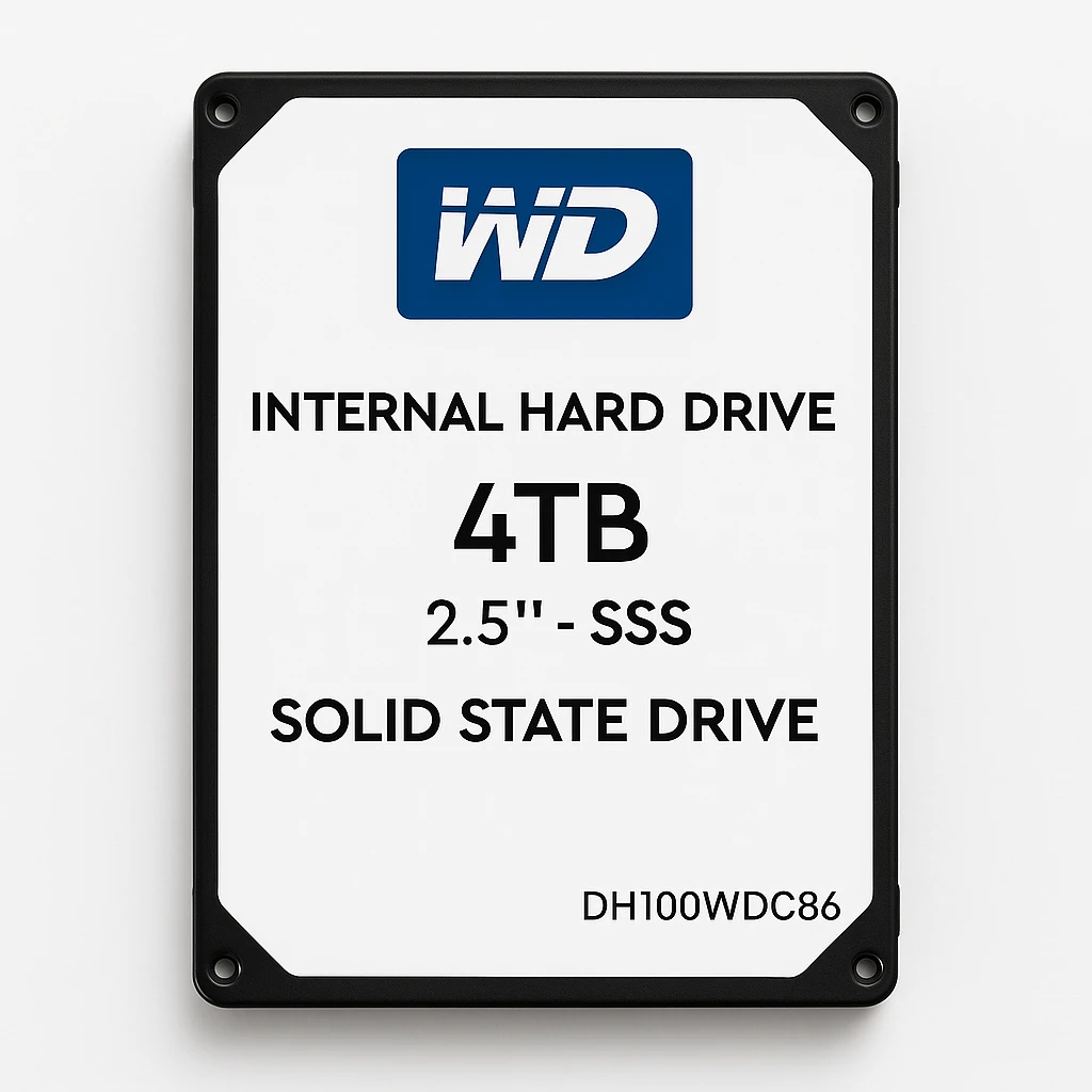 WD - Internal hard drive - 4 TB - 2.5" - Solid state drive - .