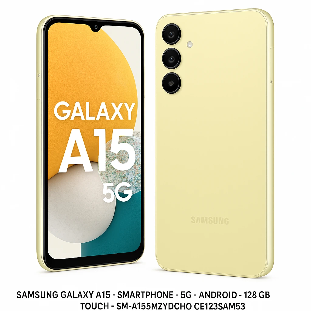 Samsung Galaxy A15 - Smartphone - 5G - Android - 128 GB - Touch - SM-A155MZYDCHO