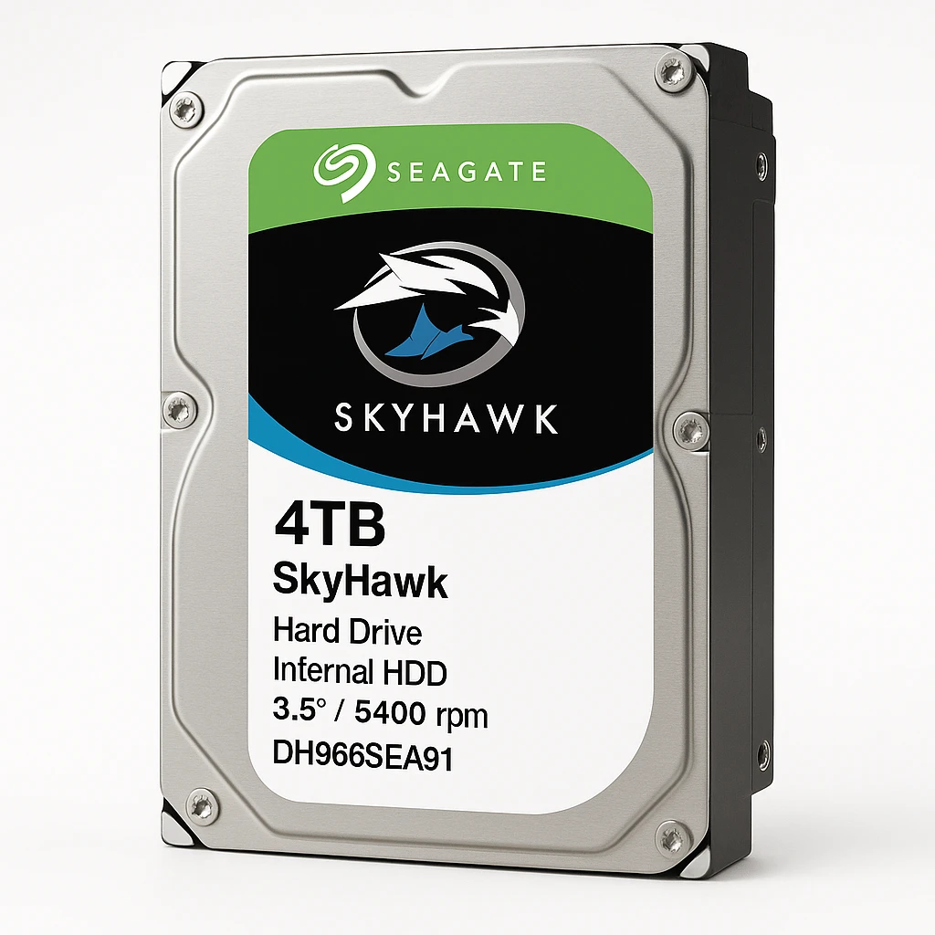 Seagate SkyHawk - Hard drive - Internal hard drive - 4 TB - 3.5" - 5400 rpm - SCSI