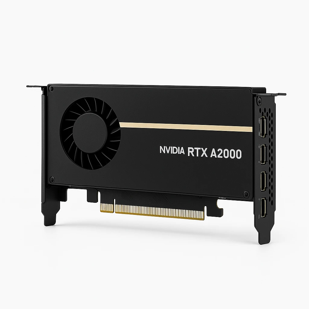 PNY - VCNRTXA200012GB-PB - PCI Express 4.0 x16 - NVIDIA - NVIDIA RTX A2000 - GDDR6 SDRAM - Mini DisplayPort