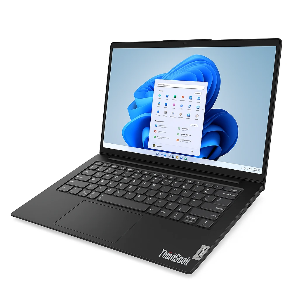 Lenovo ThinkBook - Notebook - 14" - 1980 x 1080 LCD - Intel Core i5 I5-1335U / 1.7 GHz - 8 GB - DDR4 SDRAM - 512 GB SSD - Intel HD Graphics - Windows 11 Pro - Black - Spanish - 1-year warrant