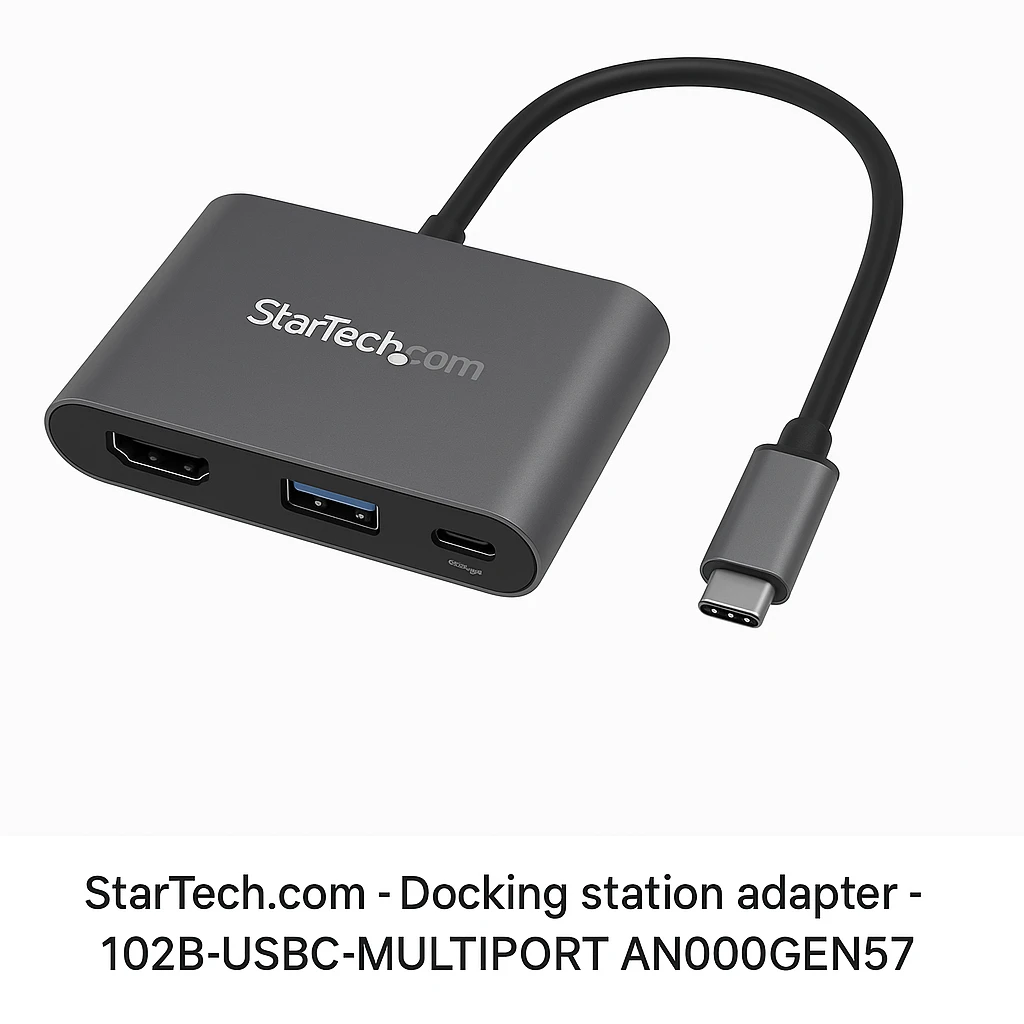 StarTech.com - Docking station adapter - 102B-USBC-MULTIPORT