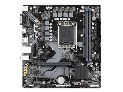 Gigabyte - Motherboard - Micro ATX - LGA1700 Socket - Intel B760 - para Celeron / para Core i3 / para Core i5 / para Core i7 / para Pentium - Intel HD Graphics - None - B760M H DDR4