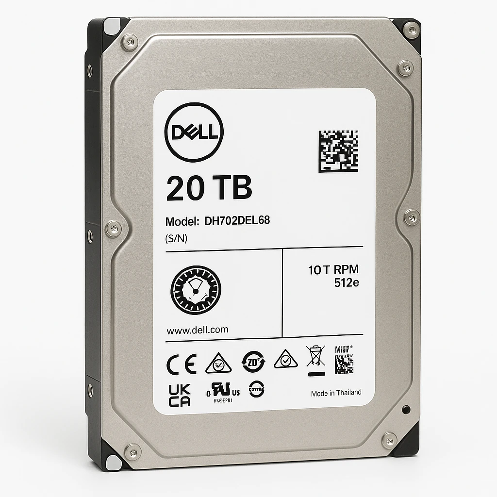Dell - Hard drive - Internal hard drive - 20 TB - 3.5" - 161-BBTE