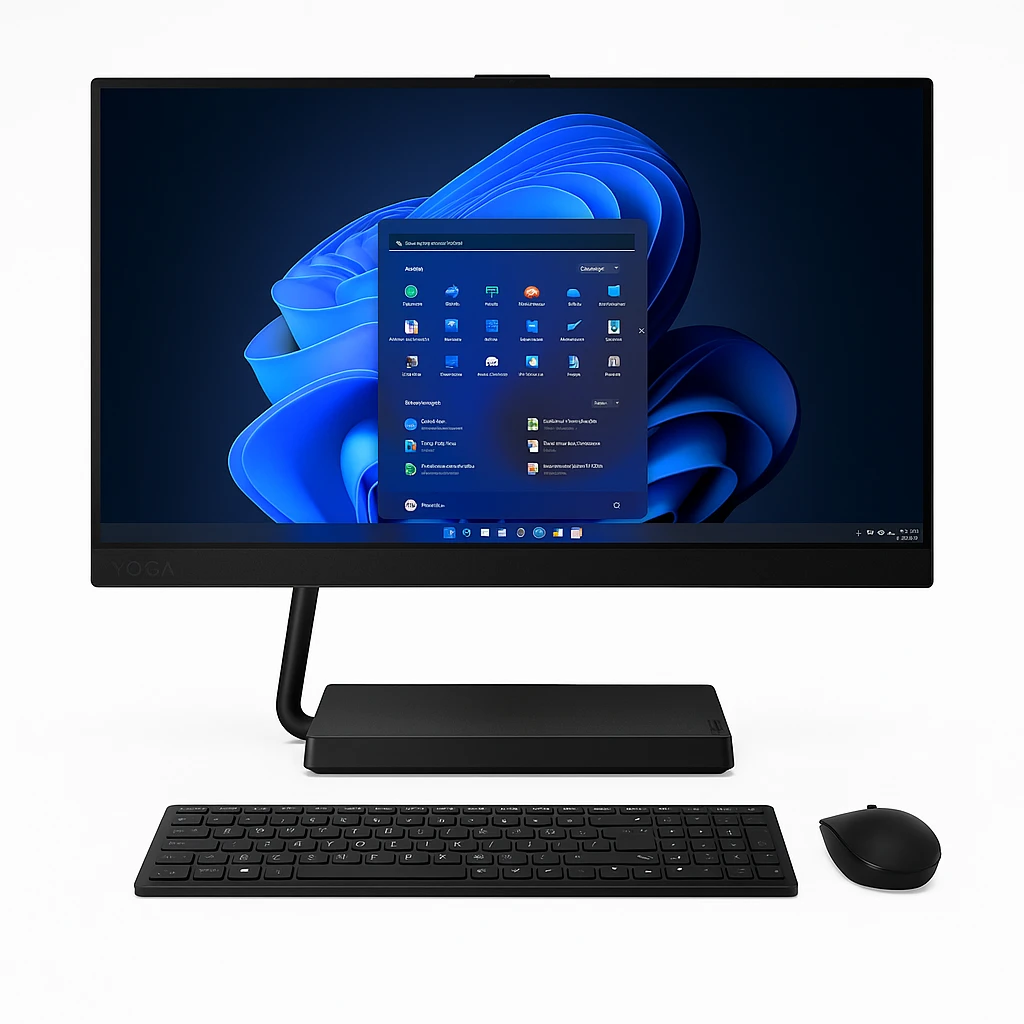 Lenovo IdeaCentre Yoga AIO 9 - All-in-one - Intel Core i9 13900H / 4.1 GHz - 32 GB - DDR4 SDRAM - 1 TB HDD - 31.5" - NVIDIA GeForce RTX 4050 - Windows 11 Home - All black - Spanish