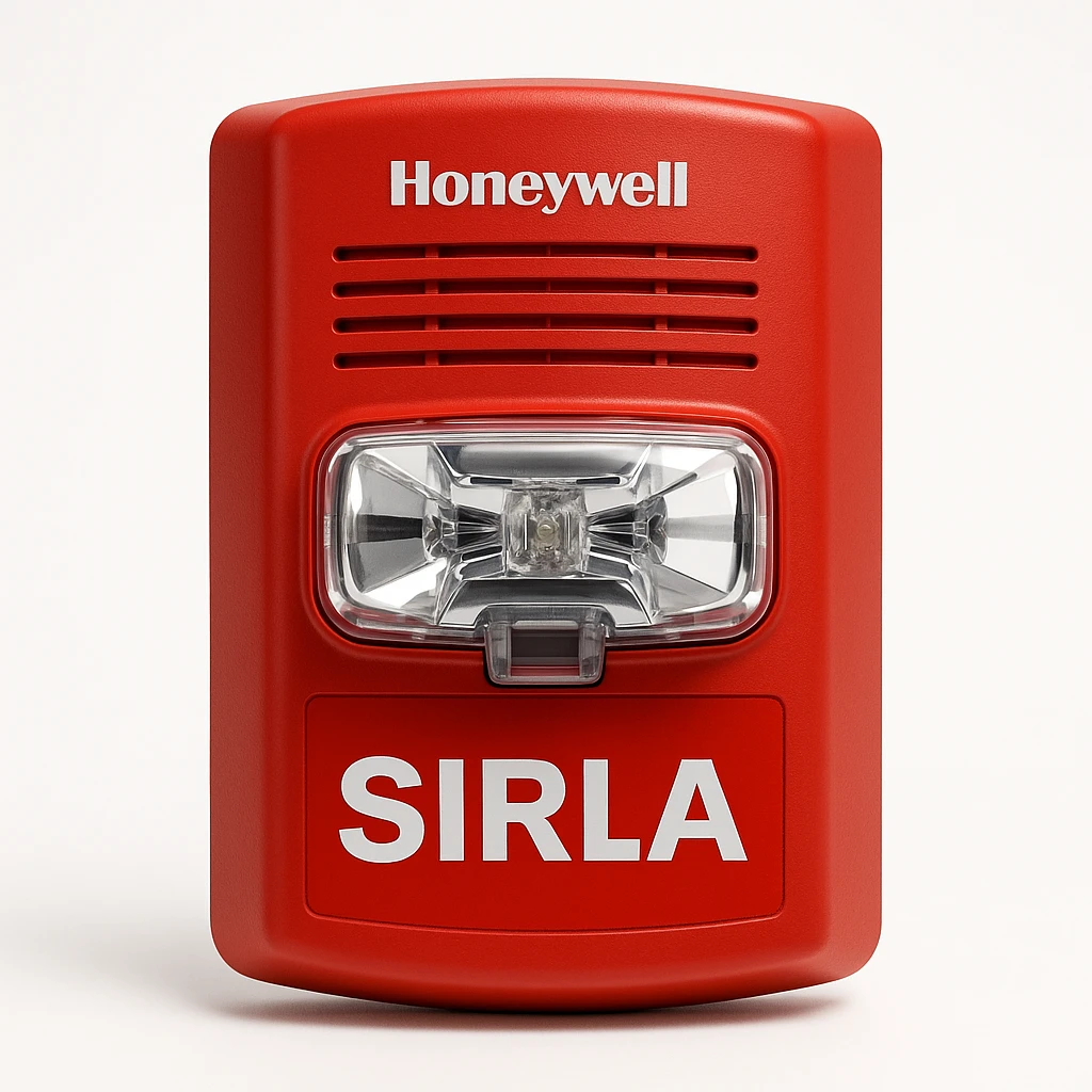 Honeywell - Horn/strobe red wall-espanol