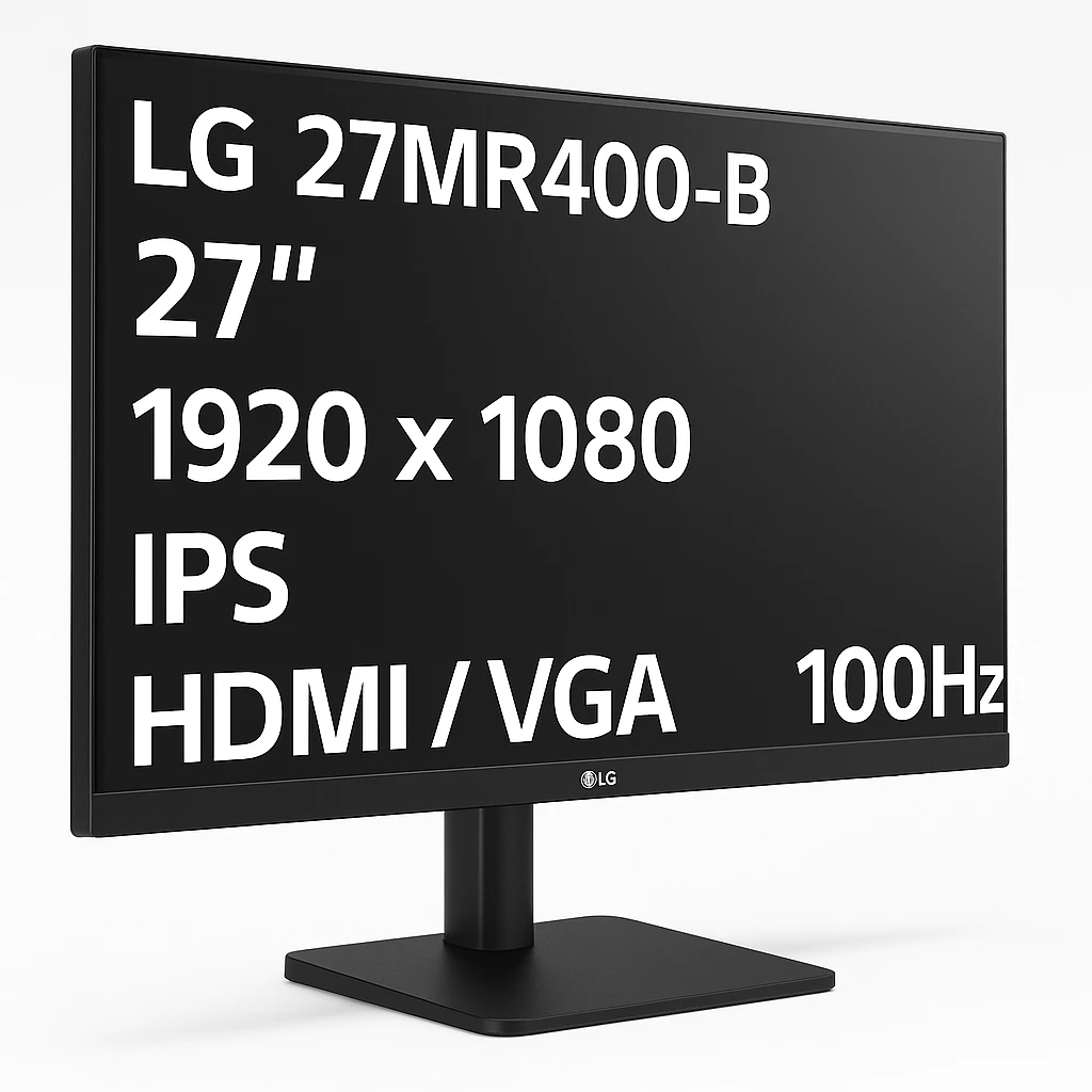LG 27MR400-B - 27" - 1920 x 1080 - IPS - HDMI / VGA - 100Hz