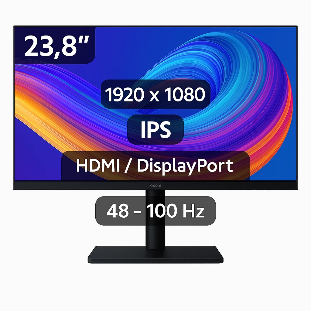 Xiaomi - 23.8" - 1920 x 1080 - IPS - HDMI / DisplayPort - 48 - 100 Hz