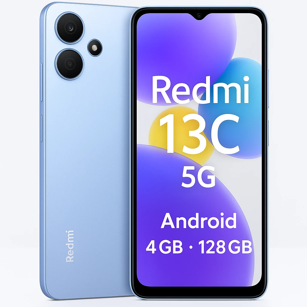 Xiaomi Redmi 13C - Teléfono inteligente - 5G - Android - 4 GB - 128 GB - Azul Crepúsculo