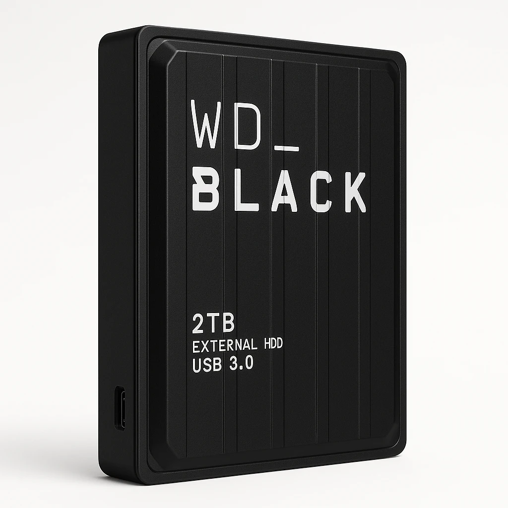 Western Digital WD Black - External hard drive - 2 TB - USB 3.0 - Black - 130MB/s