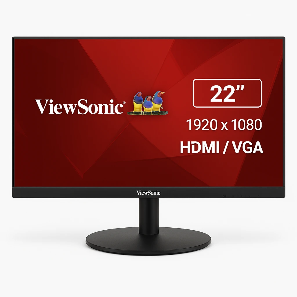 ViewSonic VA220-H - LED-backlit LCD monitor - 22" - 1920 x 1080 - HDMI / VGA