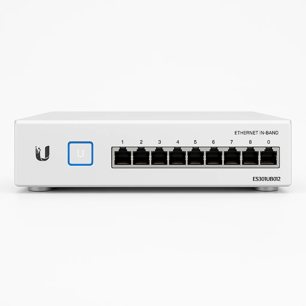 Ubiquiti - Switch - Ethernet - 10 - Ethernet In-Band