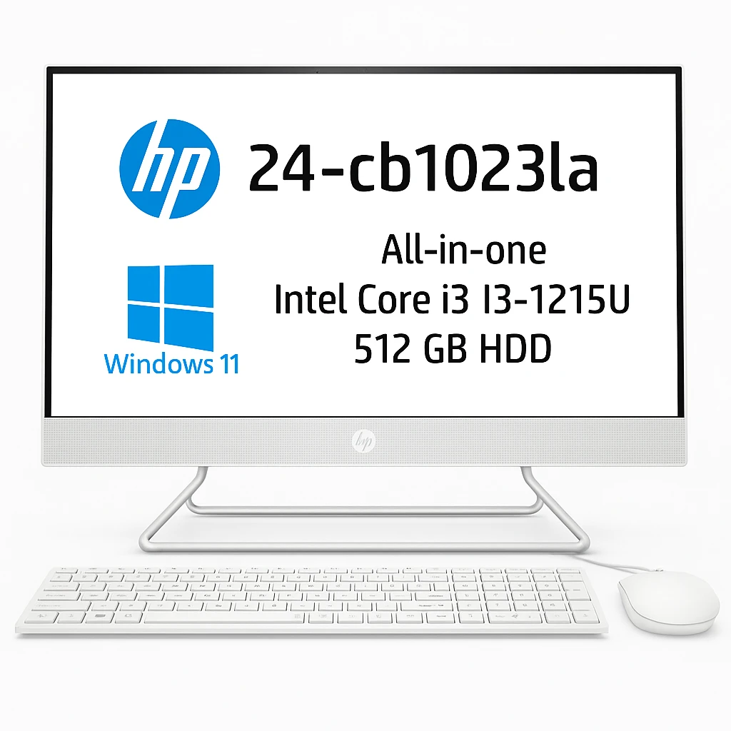 HP 24-cb1023la - All-in-one - Intel Core i3 I3-1215U - 512 GB HDD - Windows 11 Home