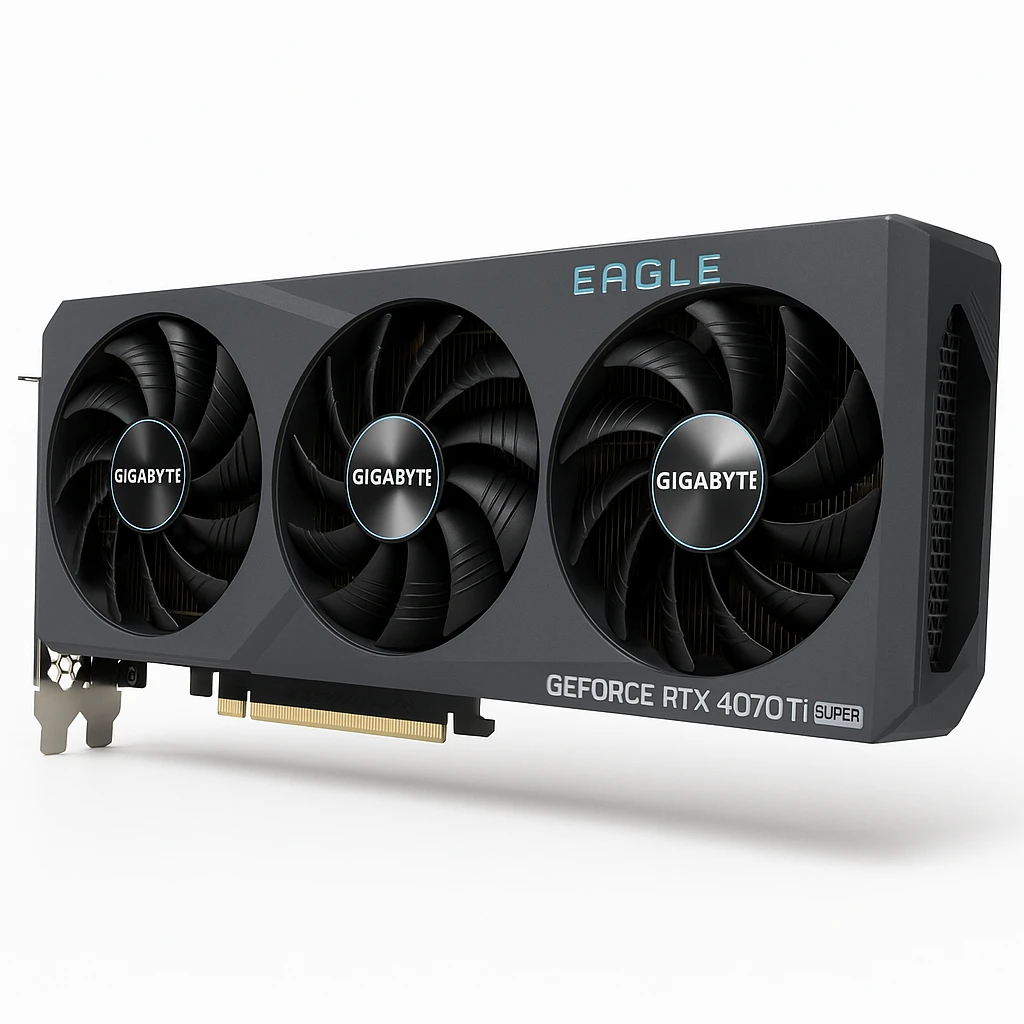 Gigabyte - GeForce RTX 4070 Ti SUPER EAGLE - PCI Express 4.0 - NVIDIA - GeForce RTX 4070 Ti SUPER - GDDR6X SDRAM - HDMI / DisplayPort
