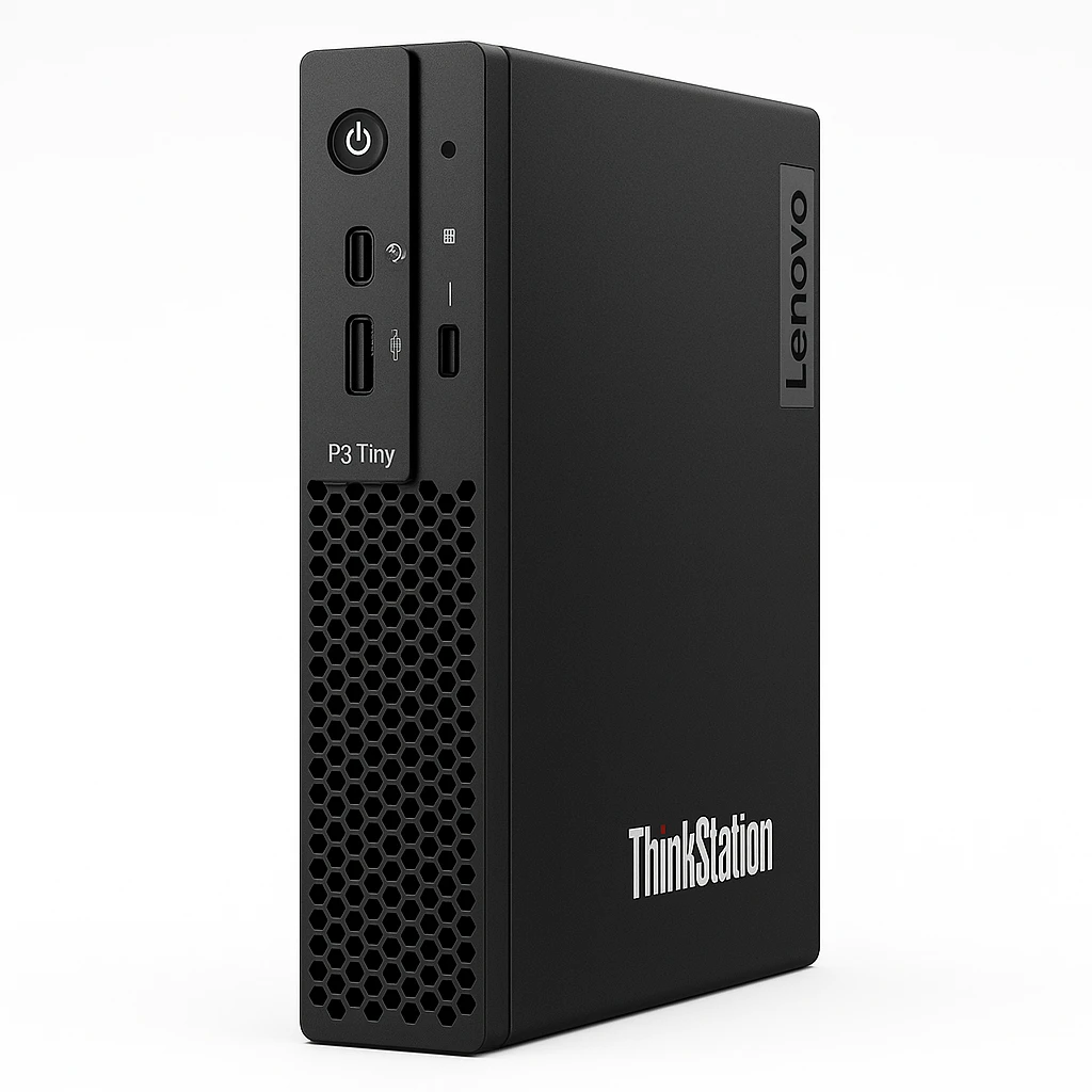 Lenovo ThinkStation P3 Tiny - Micro tower - Intel Core i7 I7-13700 / 5.1 GHz - DDR5 SDRAM - 1 TB Hard Drive Capacity - Intel UHD Graphics 770 - Windows 11 Pro - Spanish