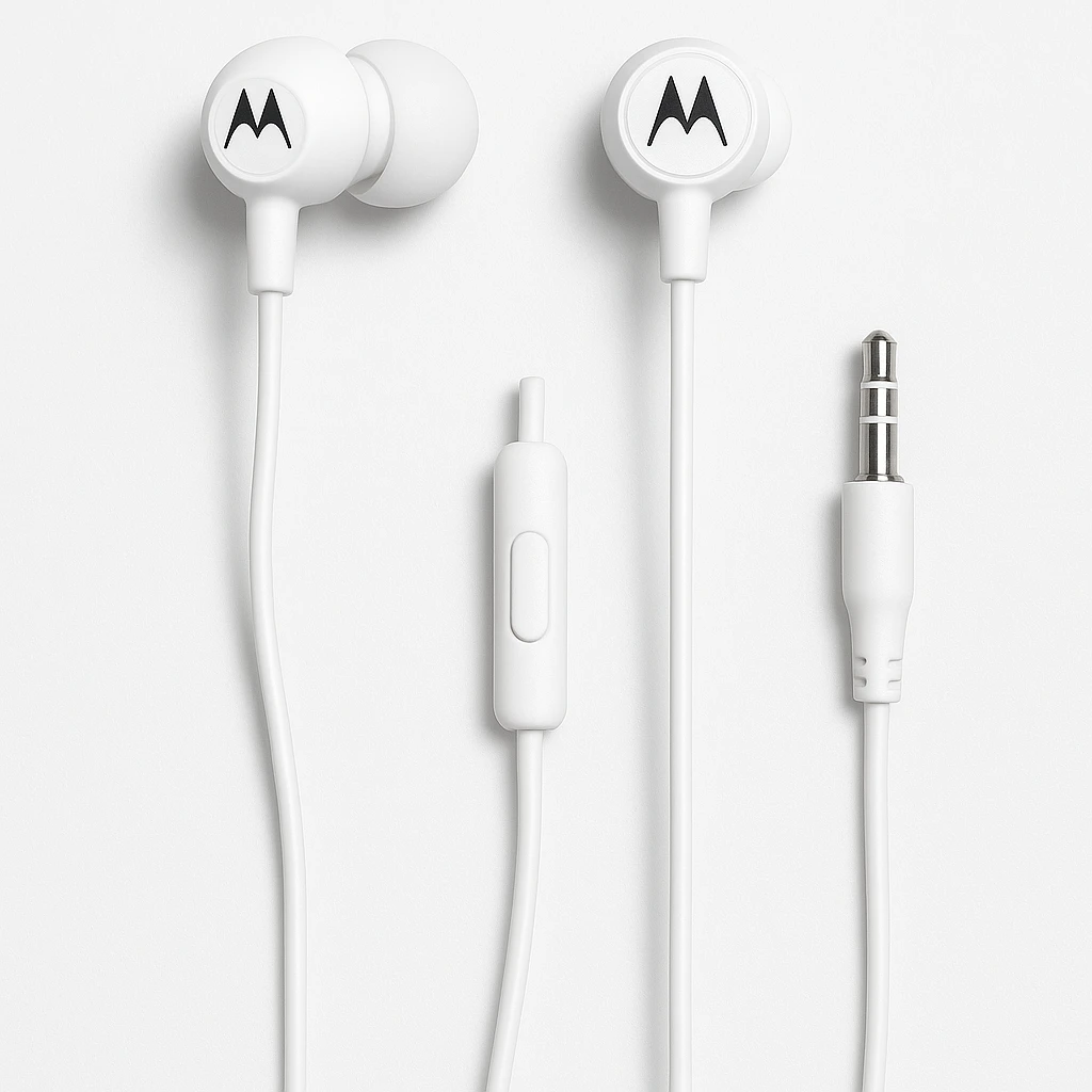 Motorola - earphones - manos libres blanco