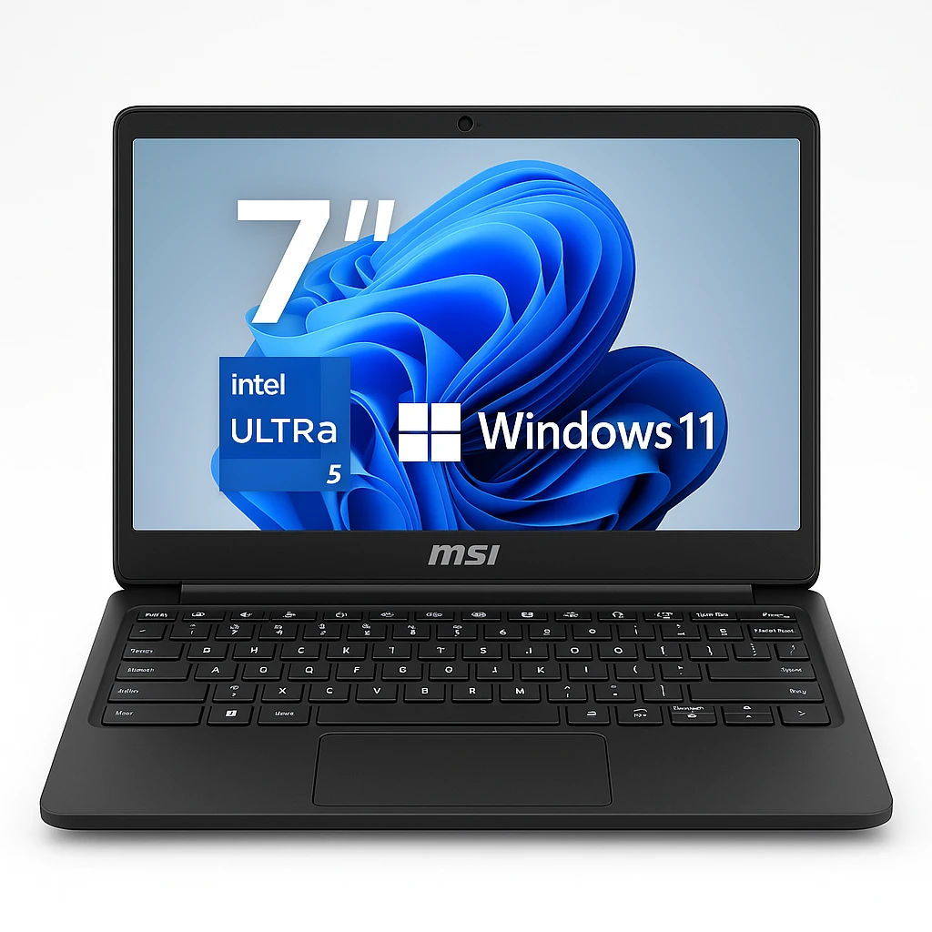 MSI - Notebook - 7" - Intel Ultra 5 None - DDR5 SDRAM - 16 GB - Windows 11 Home