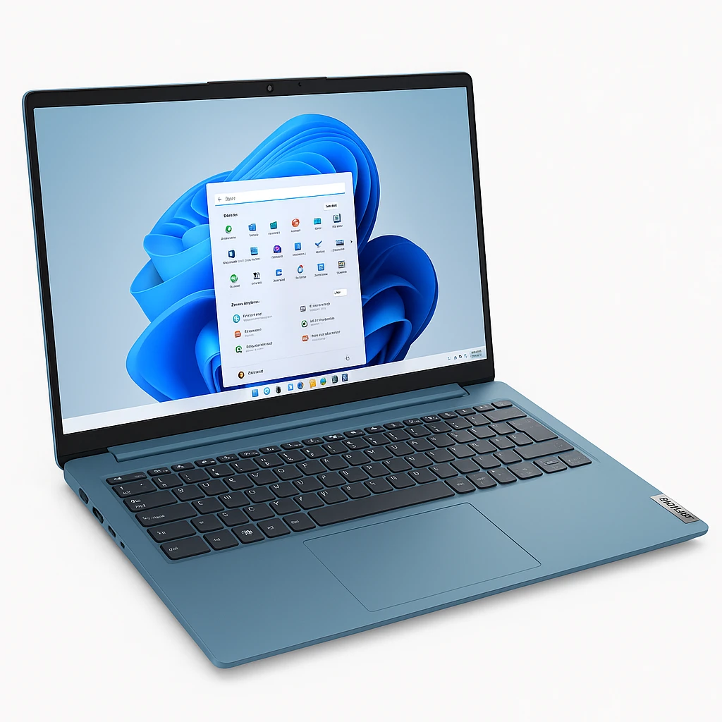 Lenovo - Notebook - 15.6" - 1920 x 1200 LCD - AMD Ryzen 3 7320U / 3.6 GHz - 8 GB - DDR4 SDRAM - 512 GB SSD - AMD Radeon HD 6310 - Windows 11 Home - Frost Blue - Spanish - 1-year warranty